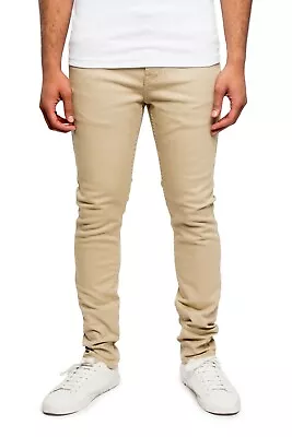 Victorious Men's Super Skinny Fit Stretch Colored Denim Jeans Pants      DL1001 • $29.95