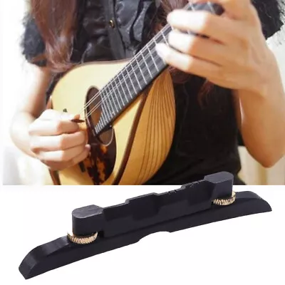 Adjustable Mandolin Bridge Compensated Ebony Rosewood Bridge For Mandolin Parts • $10.73