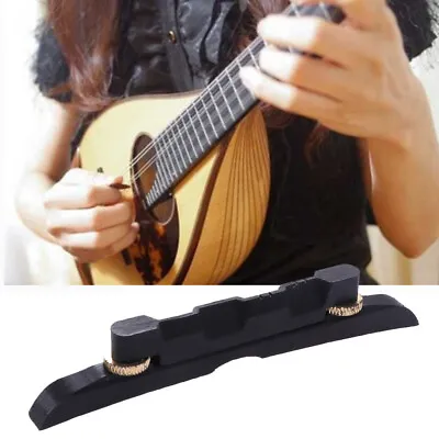 Bridge Compensated Adjustable Rosewood Ebony Mandolin Bridge For Mandolin Parts • $11.69