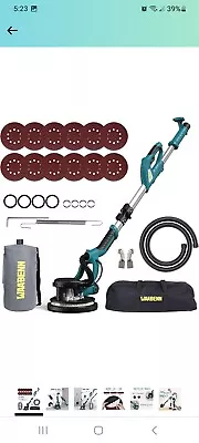 $115.99 • Buy WAABENN Drywall Sander,900-1800rpm Electric Drywall Sander With Vacuum,Foldab