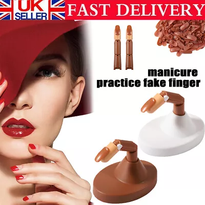 Flexible Practice Hand Moveable False Fake Hands For Acrylic Nails Nails Art NEW • £6.66