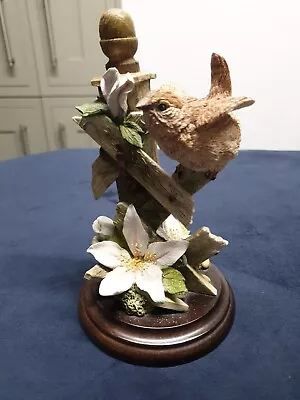 Country Artists Wren With Clematis - Nice CONDITION • £9.99