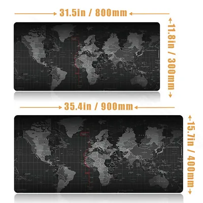 Extended Gaming Mouse Pad Large Size Desk Keyboard Mat 800 X 300MM 900 X 400MM • $5.99