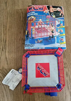 £149.99 • Buy Galoob Hornby WCW Slam Action Arena Ring Boxed Near Complete