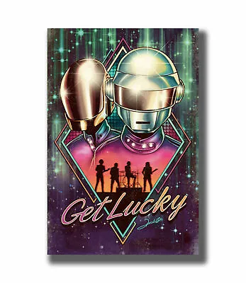281052 Daft Punk Get Lucky DJ Rap Hip Hop Music PRINT POSTER • $49.95