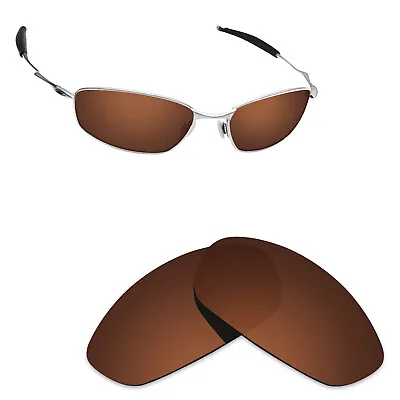 Hawkry Polarized Replacement Lenses For-Oakley Whisker Sunglass -Bronze Brown • £10.78