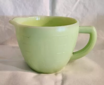 Vintage Jadeite 2 Cup Measuring Cup With Sunflower Bottom • $54