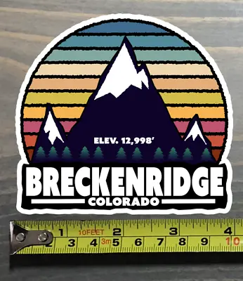 Breckenridge Sticker Decal Colorado Ski Snowboard Mountain Breck Keystone Vail • $3.99