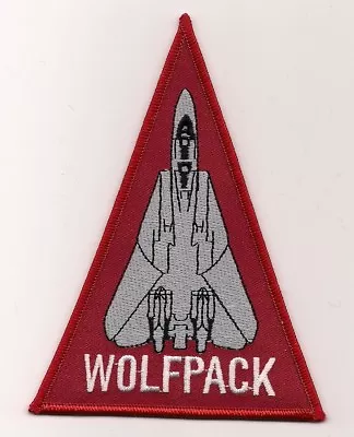 USN VF-1 WOLFPACK F-14 Triangle Aircraft Patch F-14 TOMCAT FIGHTER SQN • $6.99