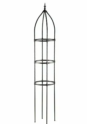 Garden Gear 2.2m Metal Obelisk Climbing Plant Support Frame Trellis • £28.99