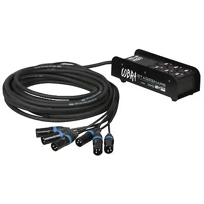  DAP CobraX 6 Stage Snake 6 Way 10m Multicore • £79