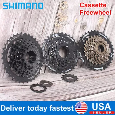 Shimano Freewheel/Cassette 6/7/8/9 Speed MTB CS-HG200/HG31 MF-TZ500 12/14-28/32T • $15.45