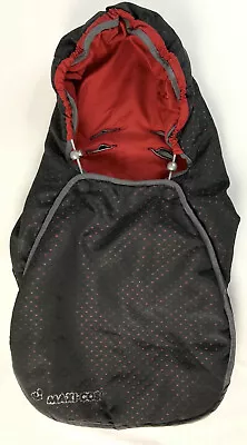 Maxi Cosi Car Seat Footmuff Cosytoes Cabriofix Baby Black Red Genuine Maxicosi  • £8.90