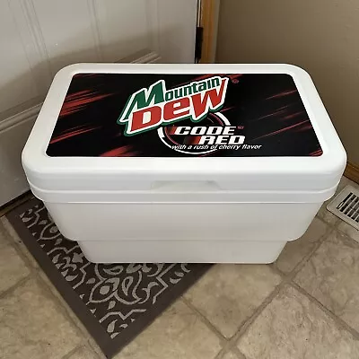 Vintage Mountain Dew Code Red Collectible Cooler • SUPER RARE • $35