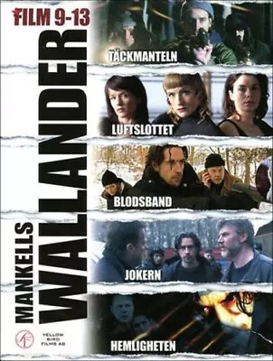 Wallander (Films 9-13) - 5-DVD Box Set ( T?ckmanteln / Luftslottet / Blodsband / • £5.50