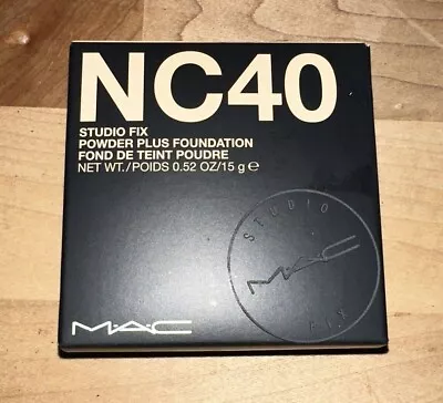 MAC Studio Fix Powder Plus Foundation NC40 Oil Shine Control 0.52 Oz • $28.79