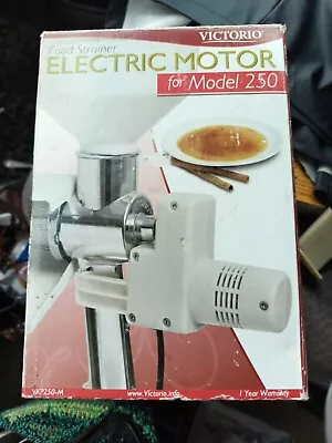 Victorio Food Strainer VKP250-M Electric Motor For Model 250 Tested • $35
