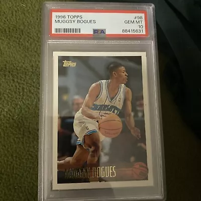 1996 Topps Mugsy Bogues #98 PSA 10 • $75