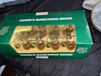 Vintage UNUSED Mr Christmas Holiday Santa's Marching Band Music Set In BOX • $95