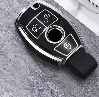$7.50 • Buy For Mercedes Benz TPU Smart Car Key Case Cover