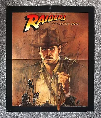 RAIDERS OF THE LOST ARK INDIANA JONES Vintage Movie Poster Original 1981 • £49.99