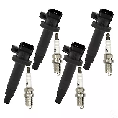 4pcs Ignition Coil &Iridium Spark Plug Kit Set For Pontiac Toyota Chevrolet 1.8L • $59.94