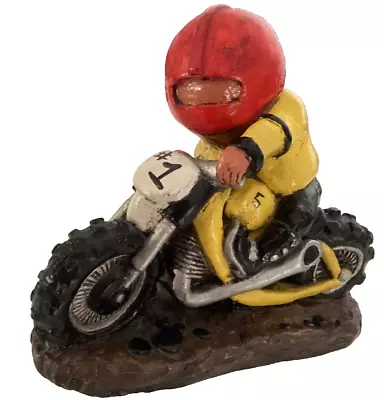 VTG 1978 Man Biker Motorcycle Statue Harley D?Bros Of California Sculpture #1 • $54.99