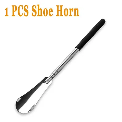 Shoe Horn Extra Long Handle Stainless Steel 25  Shoehorn Remover Extendable • $7.98