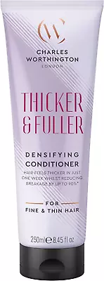 Charles Worthington Thicker And Fuller Densifying Conditioner Hair Thickening • £8.03