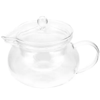 Glass Teapot With Infuser Japanese Stovetop Blooming Loose Leaf Tea Maker • £15.69