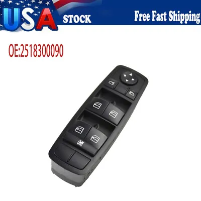 Master Window Switch Control Driver Side For Mercedes Benz ML320 ML350 ML63 • $23.74