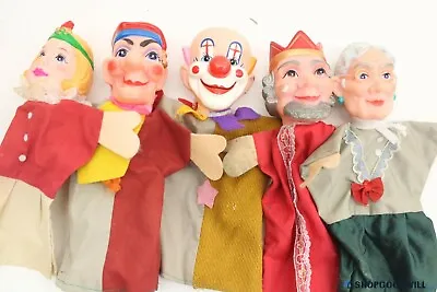 $99.88 • Buy Mr. Rogers Neighborhood Hand Puppets Set Of 5- 1970's - VINTAGE- EXCELLENT SHAPE