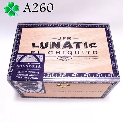 Lunatic El Chiquito Habano Wood Cigar Box 8.25  X 5.5  X 4.75  A260 • $5.55