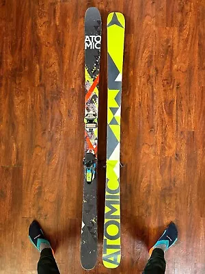 $397 • Buy Atomic Panic Twin Tip Skis 173 Cm ✅with Marker Squire Bindings❤️123.5x87x113.5mm