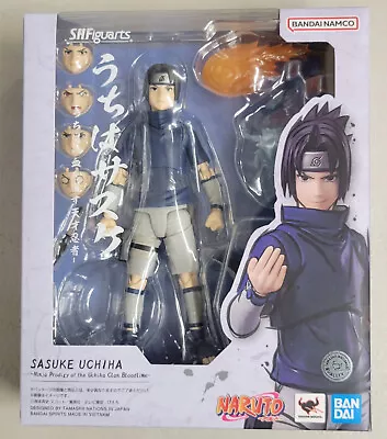 Bandai S.H.Figuarts Sasuke Uchiha Ninja Prodigy Of The Uchiha Clan Bloodline USA • $49.99