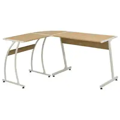 Corner Desk Writing Table WorkStation PC Home Office L-Shaped Black/Oak VidaXL • £95.99