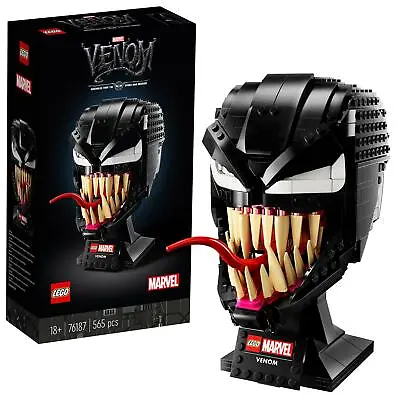 £49.49 • Buy LEGO Marvel Spider-Man Venom Mask Set For Adults 76187