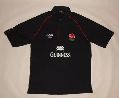 RUGBY SHIRT COTTON TRADERS ENGLAND GUINNESS (L) Jersey Trikot Maillot Maglia • £11.99