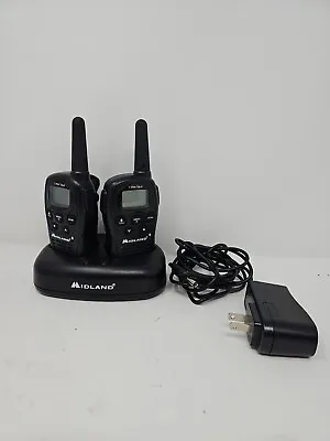 Pair Midland X-tra Talk Lxt500pa 2 Way Radio W/charger  • $25