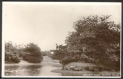 Hollow Pond Whipps Cross Waltham Forest. Vintage RP Postcard. Free UK Postage • £3.95