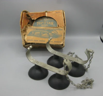$175 • Buy Vtg 40s PEERLESS TOP-O-CAR CARRIER AUTO CUSTOM ACCESSORY NOS IN BOX CHEVY CUSTOM