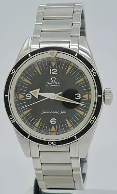 Omega Ref 23410392001001 Steel Auto 39mm Black Dial Seamaster 300 1957 Trilogy • $9900
