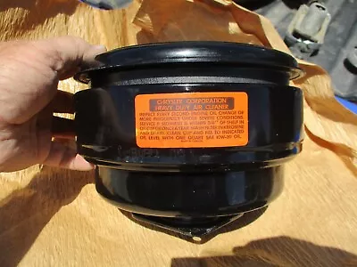 Dodge Wc Oil Bath Air Cleaner Late Model M37  G502 G507  M43 New In Box 890146 • $90