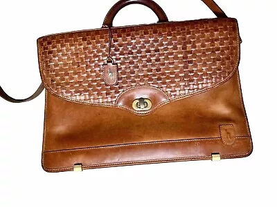 Hartmann Leather Luggage Veronica Hart Briefcase 2350 V121 Vintage Hartman Y2K • $1299.99