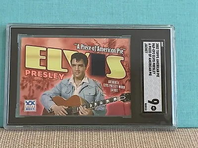 2002 American Pie. Authentic  Worn Jacket. EP2.  Elvis Presley SGC 9 MT   Pop-1 • $275.95