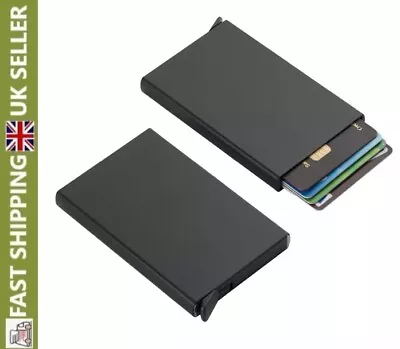 £4.79 • Buy Wallet Card Holder Credit Mens Metal RFID Blocking Slim Money Clip Men Pocket