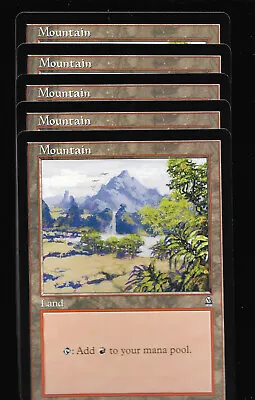 5 Unique  Magic ARENA Mountain Oversized Basic Lands Promo Cards (6 X9 ) • $40