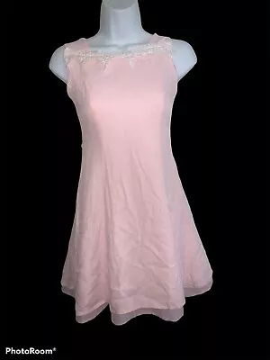 $15 • Buy Vintage Sugar Plum Easter Dress Flower Girl Church Pink Fit And Flare