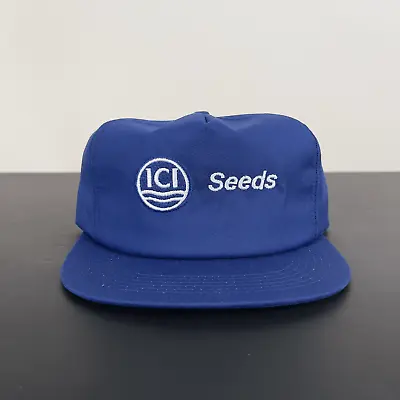 Vintage ICI Seeds Trucker Hat Pre-Owned Agriculture Farm K-Products Snapback Cap • $8