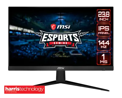 $258.90 • Buy MSI Optix 23.8  G241 IPS FHD 144Hz FreeSync Gaming Monitor